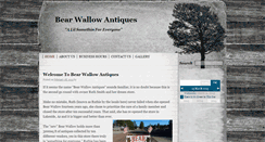 Desktop Screenshot of bearwallowantiques.com